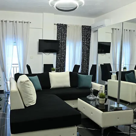 Daire Zeusplace Black And White Retreat *